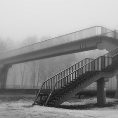 Туман; мост