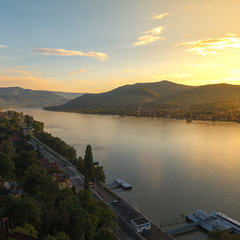 Danube at sunset