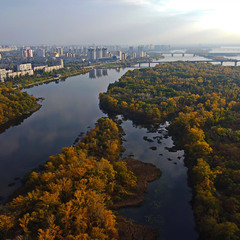 Русанівка, Гідропарк. Дніпро. Київ та осінь