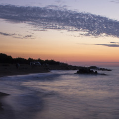 Sunrise in Santa Susanna, Spain