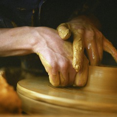 golden hands