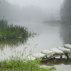 Туманно на реке Псел