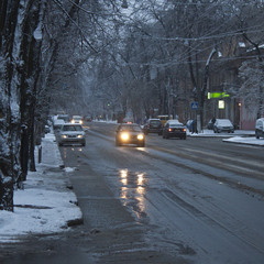 В Одессу пришла зима