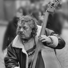 The street musician.