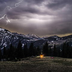 Mountain lightnings
