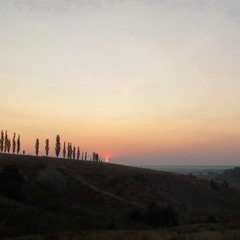 Світає, край неба палає