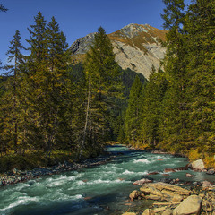Вечір опускається на гори й дОли, на річки і ліси, на людей і звірів.