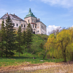 Весна прийшла до Олеського замку. Субота була.