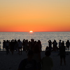 Захід сонця в Мексиканській затоці