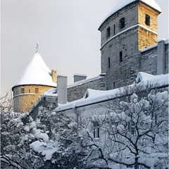 Зима в городе башен
