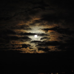 Cloudy moonlight