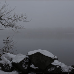 Чудовий Дніпро навіть і в туманну погоду.