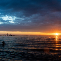 Sunset, Chesapeake Bay, MD