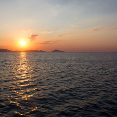 Восход солнца над Орджоникидзе