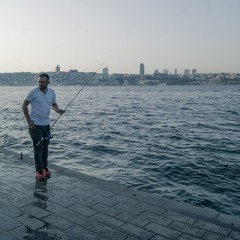 Urban fisherman