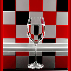 wine glass of water