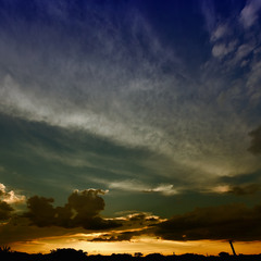 Грозовой закат (панорама)