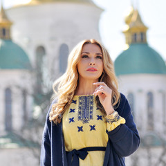 Pray for Ukraine. Модель Ольга Сумська