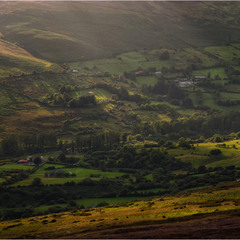 ...Wicklow mountains foothills...