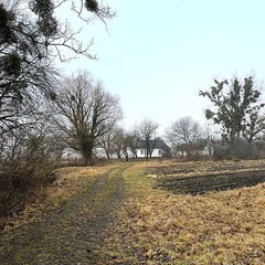 Село на початку весни.