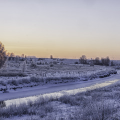 Морозний ранок...