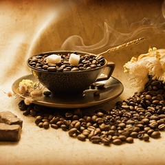 Філіжанка ароматної кави
