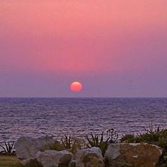 закат на острове Родос