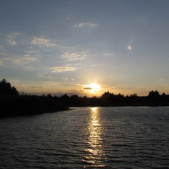 Закат на реке Снов