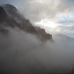 Misty mountains