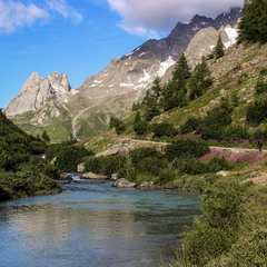 река горы Альпы