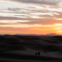 Закатная...Сахарские дюны близ Мерзуги.Марокко!