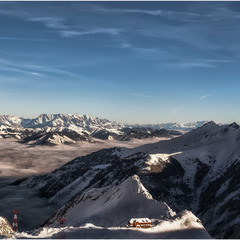 На леднике Китцштайнхорн(высота 3026 метров). Альпы.Австрия.
