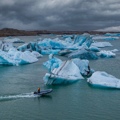 А мы на "лодочке" катались... Ледники Исландии!