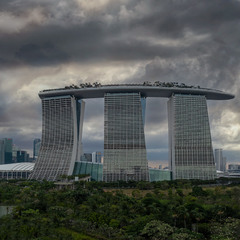 Воспоминания о Сингапуре...Marina Bay Sands — гостиница и казино...