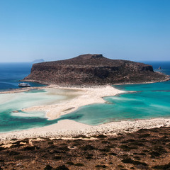 (Архивное).Греция.о.Крит. Бухта Балос, пляж Элафониси!!!