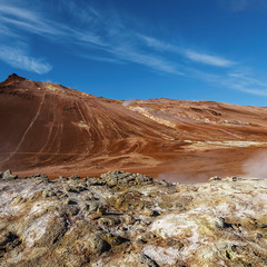 Геотермальные источники вблизи вулкана Хенгидль... Исландия!