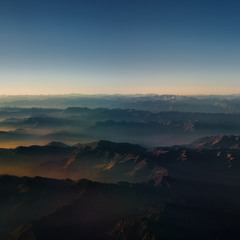 Вечерние Альпы...Италия - Швейцария!