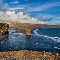 Пляж с черным песком... Исландия!