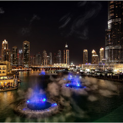 Поющие фонтаны в Дубаи...ОАЭ.