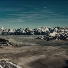 Высоко...Альпы, Австрия.. .ледник Китцштайнхорн - Капрун.