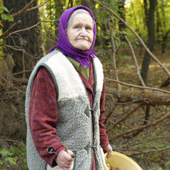 Бабушка-грибник из села, которого нет на карте