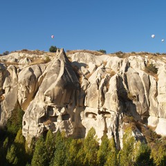 Древний пещерный город в Каппадокии (Турция)