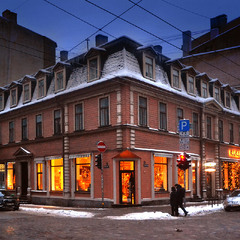 Вечірня зимова Рига