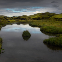 Странные пейзажи Исландии ...