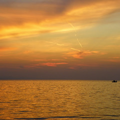 Закат в Эгейском море