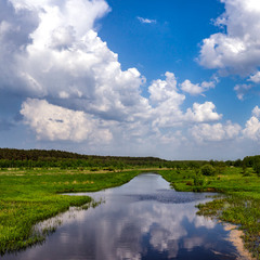 Панорамка річки Смяч