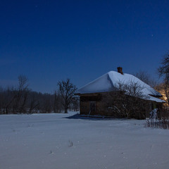 Зимовий вечір в рідному селі 3