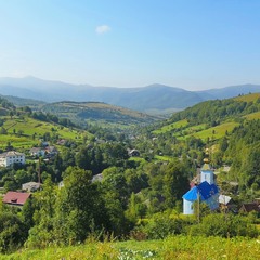 Скотарське, з видом на Боржаву