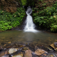 Водоспад Сукіль-Плайський, Сколівські Бескиди, Карпати, Україна