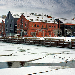 Зима в Клайпеді Литва